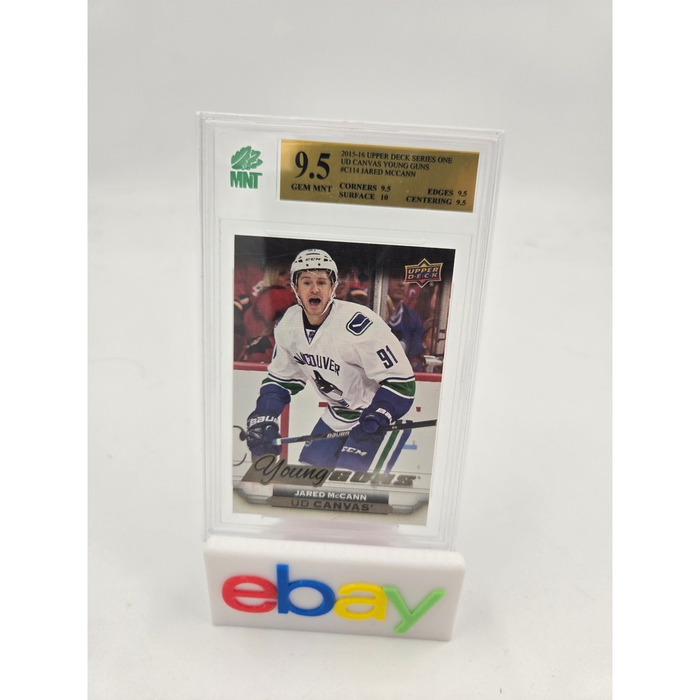 2015-16 Upper Deck Young Guns UD Canvas Jared McCann C114 MNT 9.5
